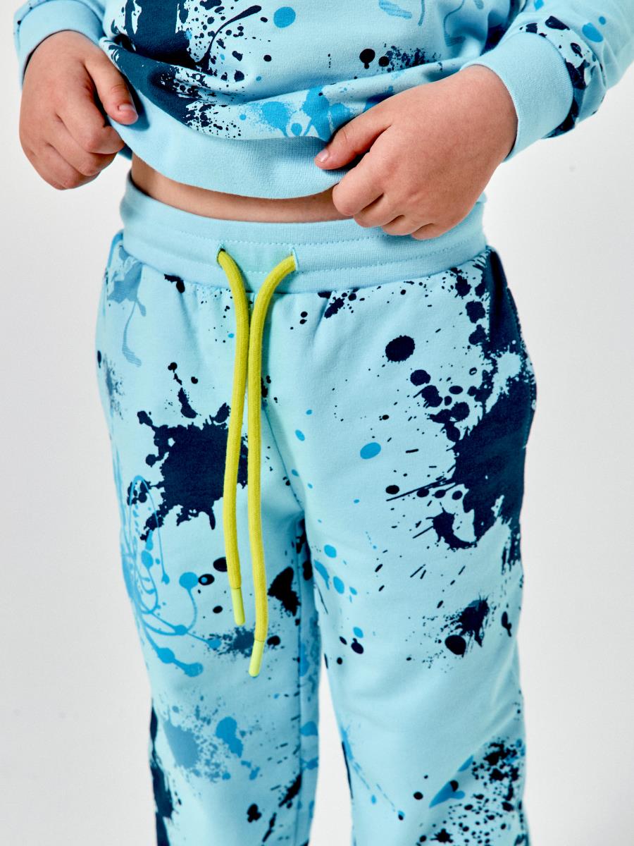 Брюки д/мал Juno SS23BJ601 Go Wave! голубой - 2