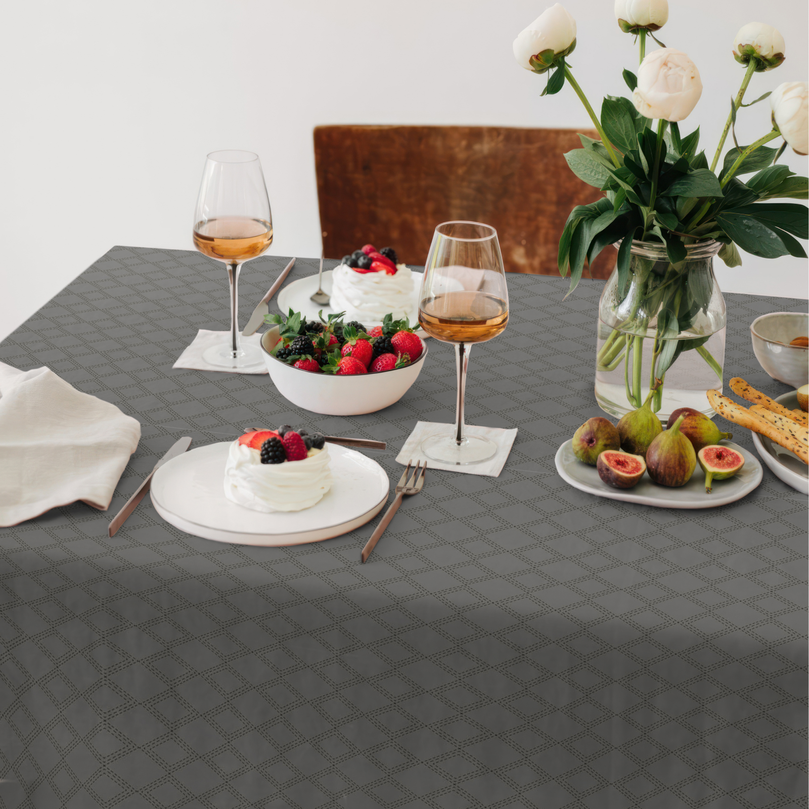 Скатерть рогожка Vse DOMA рис.60370-1 Маэстро - 0