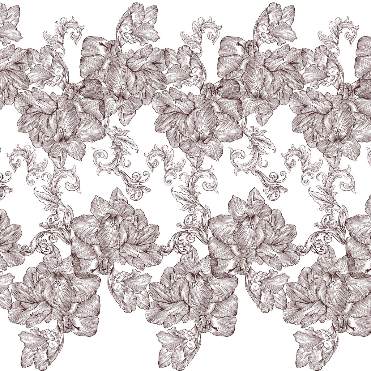 Сатин 220 см наб рис.6719-2 Элит - 1