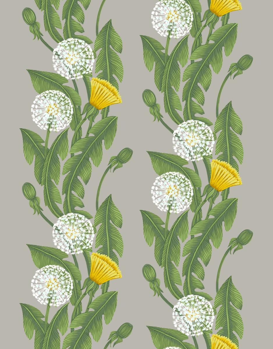 Полотно вафельное 50 см наб рис.7256-1 Одуванчик - 1