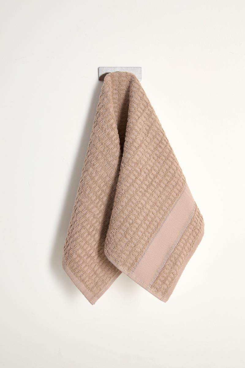 Полотенце махровое Gala звезды бежевый - 0