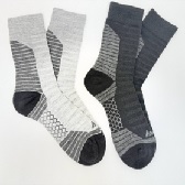 Носки жен. зима арт.LT587 (черный, с темно серым) - 0