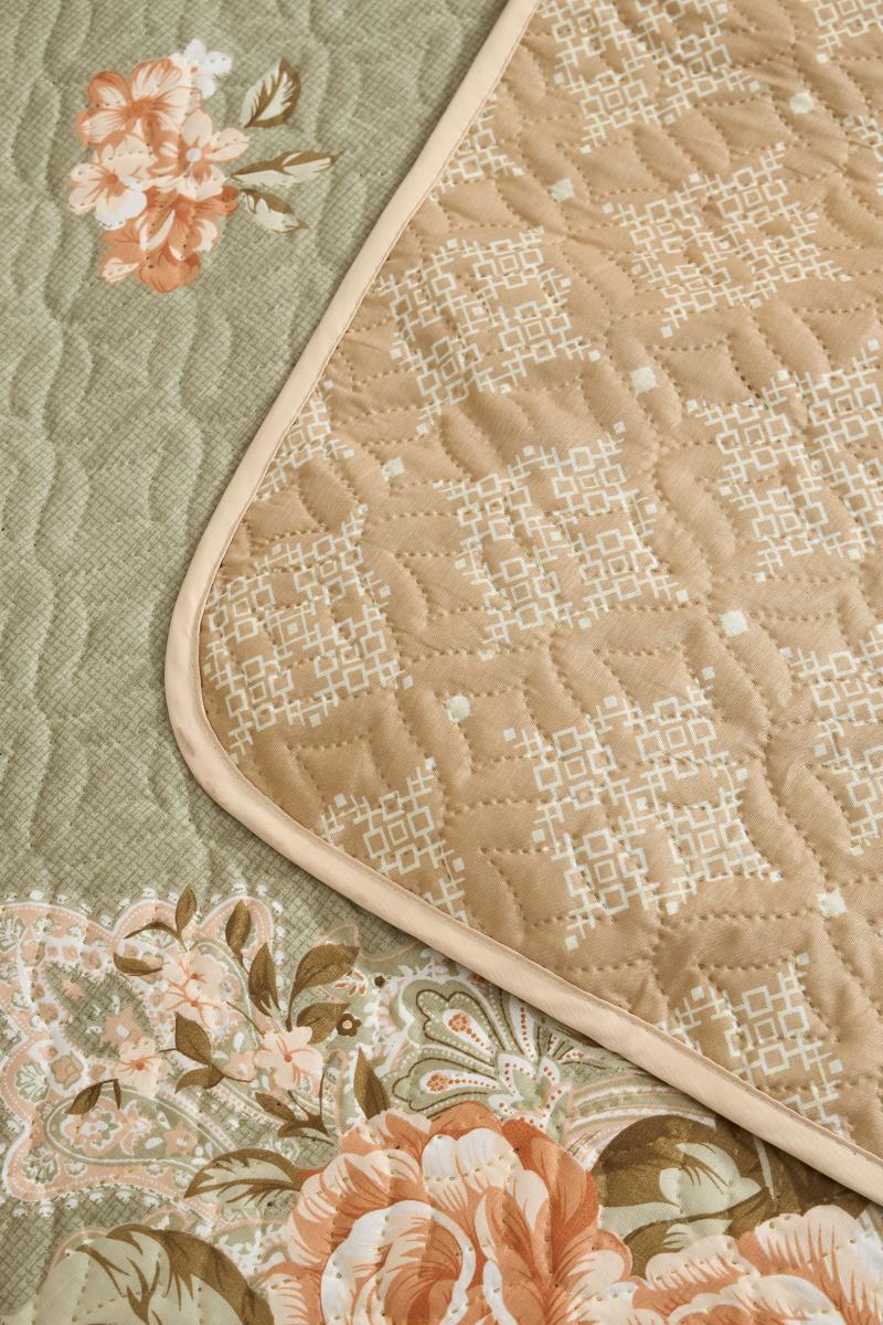 Покрывало двустороннее Комфорт Персиковые розы - 1