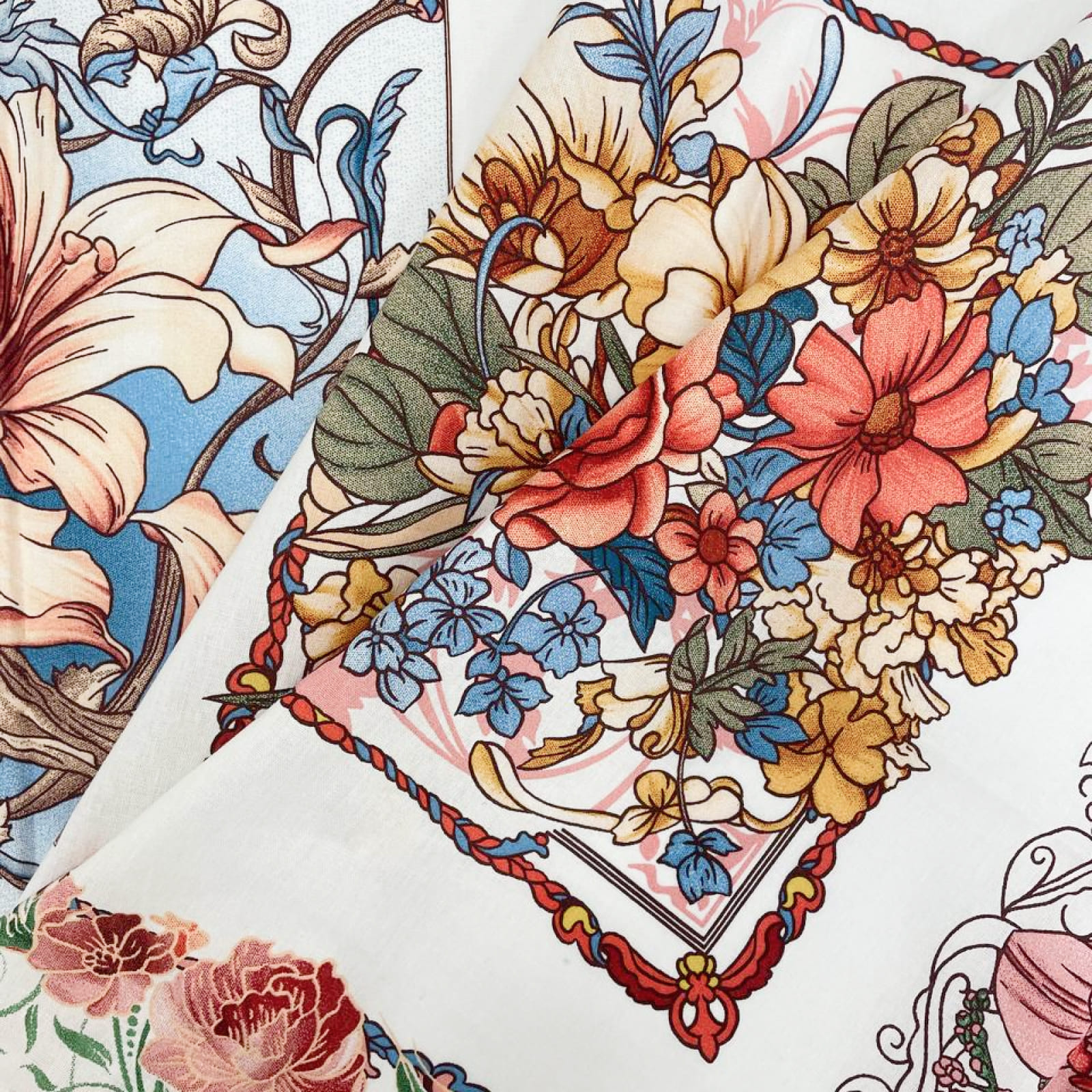 Ситец 95 см наб рис.29504-1 Цветония - 3