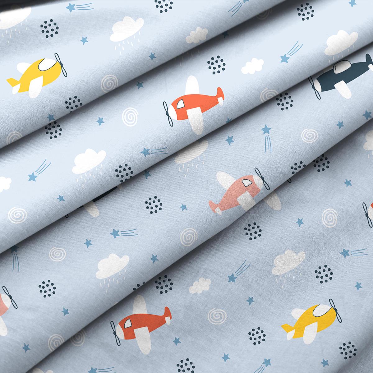 КПБ перкаль WENGE Baby рис.60084-1 Airplanes - 1