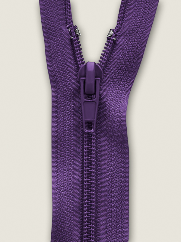 Молния витая разъемная Т5, Т6 ц170 фиолетовая - 0