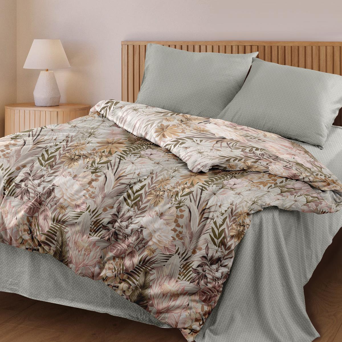 КПБ бязь Любимый дом рис.60220-1/60354-3 Виола н/у - 0