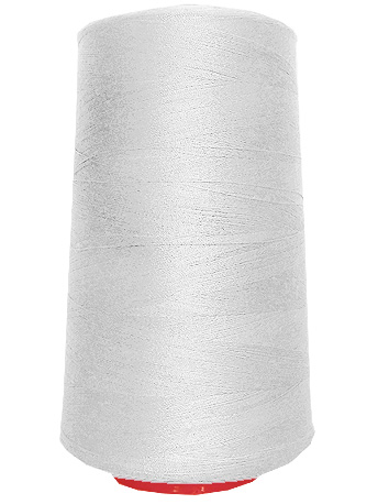 Нитки 40/2 полиэстр ц301 белые (4570м) - 0