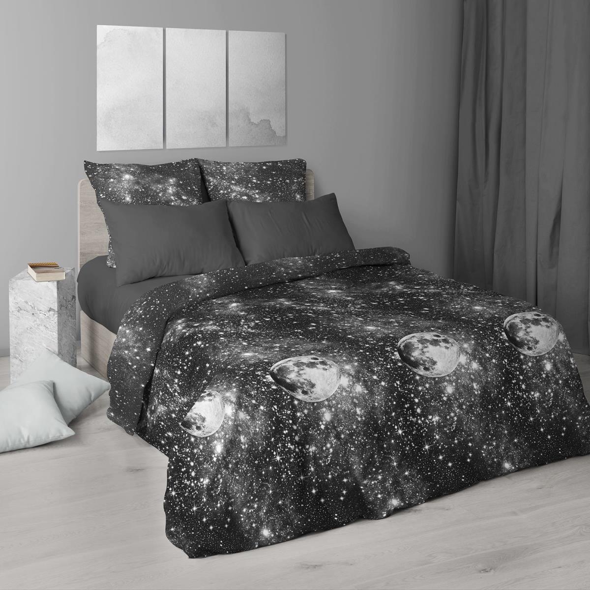 Бязь Премиум 220 см наб рис.7236-1 Вселенная - 0