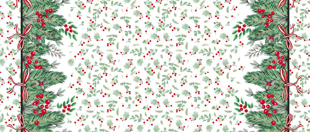 Рогожка 150 см наб рис.29210-1 Зимний сон - 0