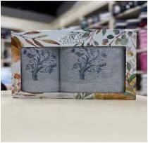 Набор полотенец махровых Bonsai Серый АГХ - 0