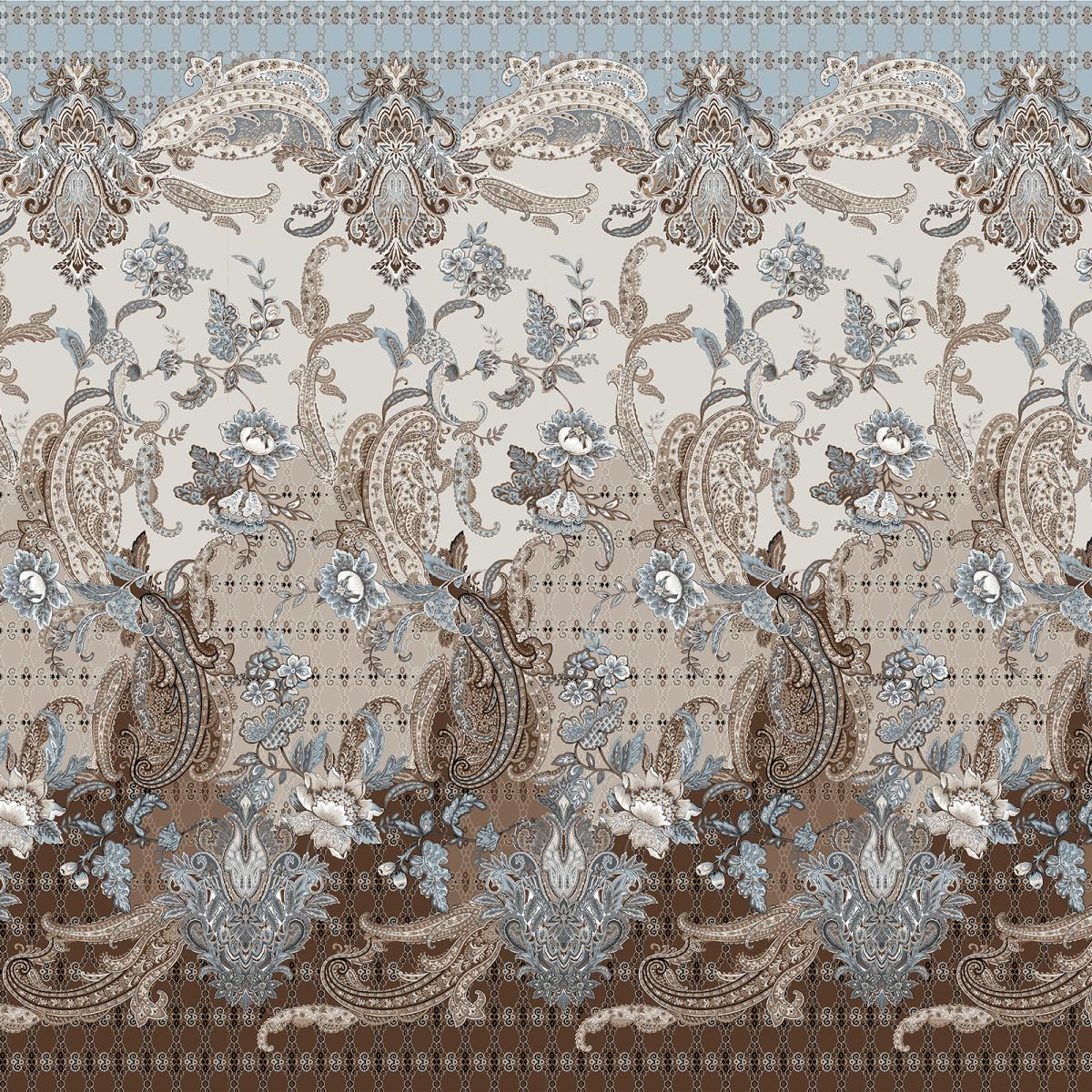 Бязь Премиум 220 см наб рис.6615-1 Гуччи - 1