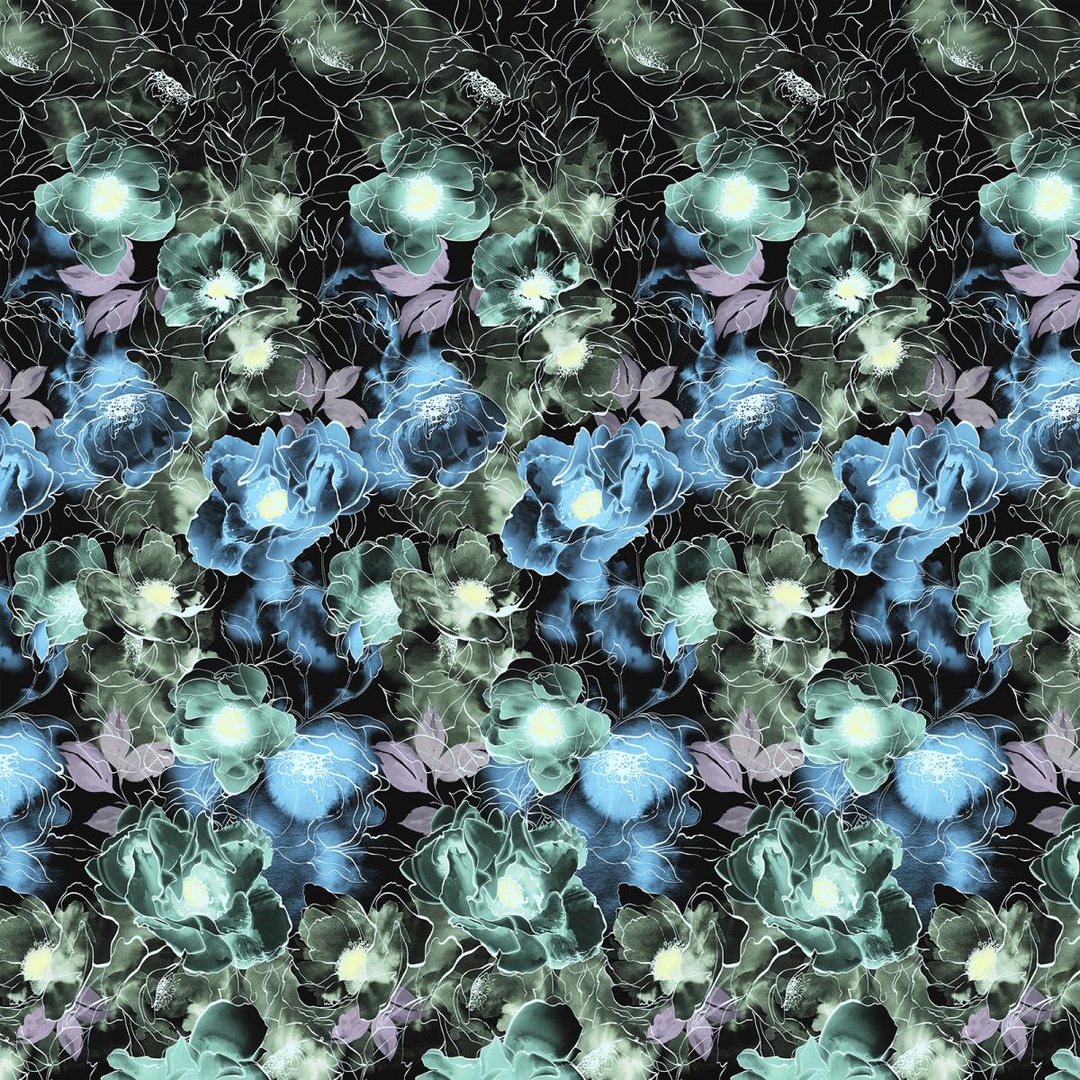 Бязь Премиум 220 см наб рис.7217-1 Поэзия чувств - 1