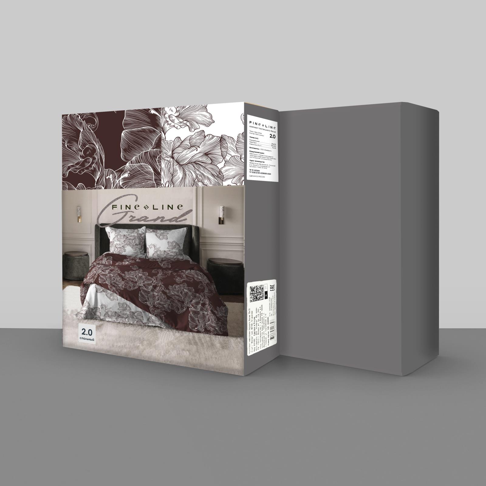 КПБ твил-сатин Fine Line рис.6719-1/6719-2 Элит - 3