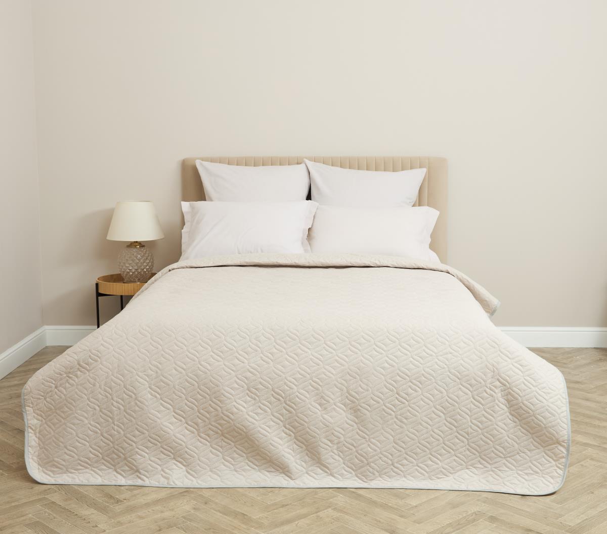 Покрывало однотонное Комфорт Слоновая кость - 0