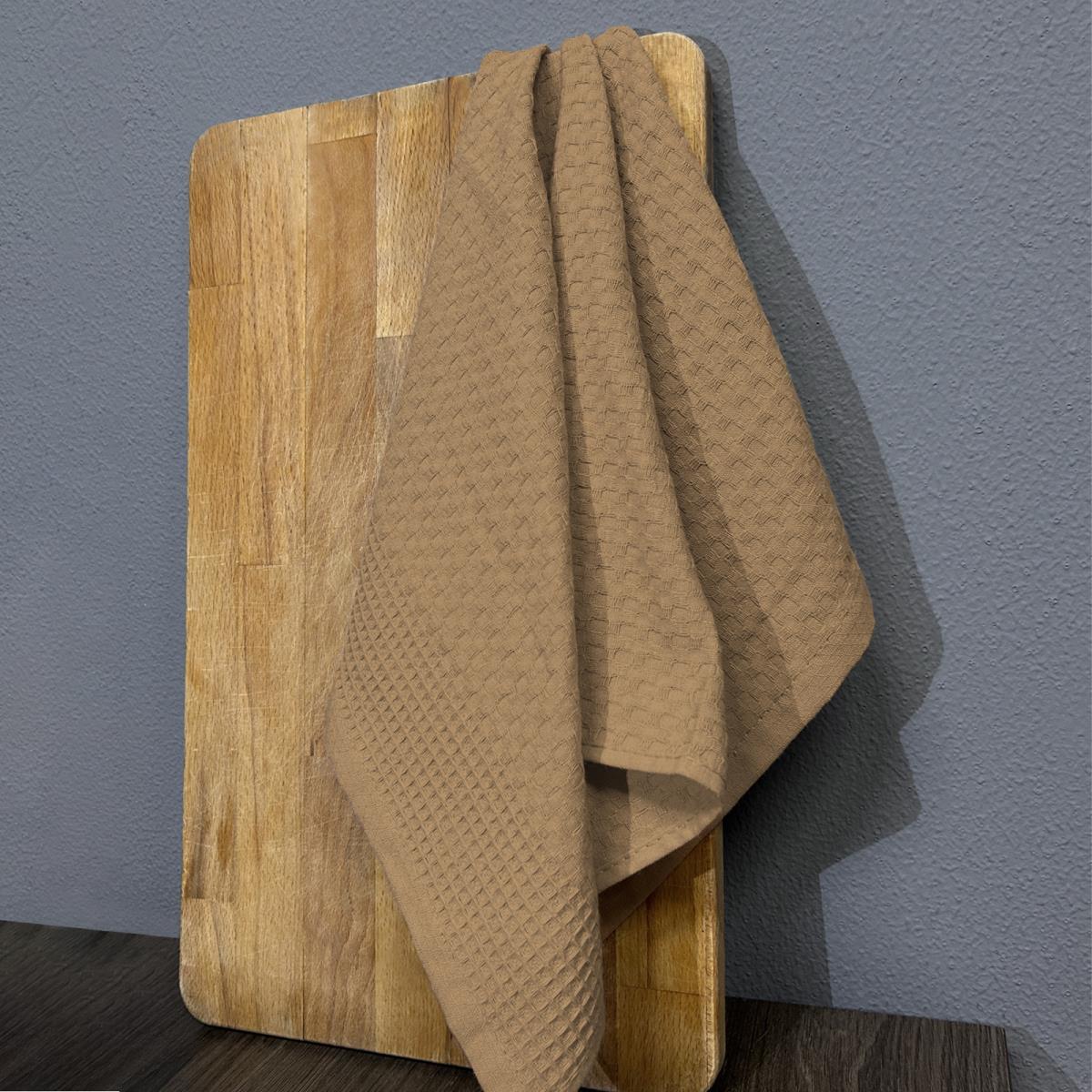 Полотенце вафельное Fine Line стежка, бежевый, 270 гр - 0