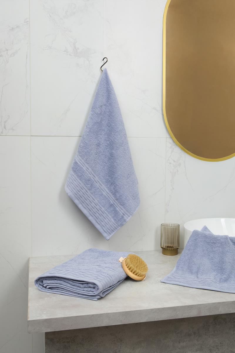 Полотенце махровое Fine Line Уютный дом, лавандово-голубой - 3