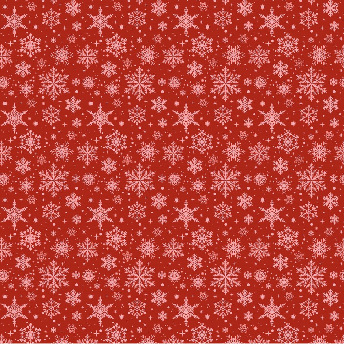 Скатерть рогожка Fine Line рис.40169-1 Снежные искры - 1