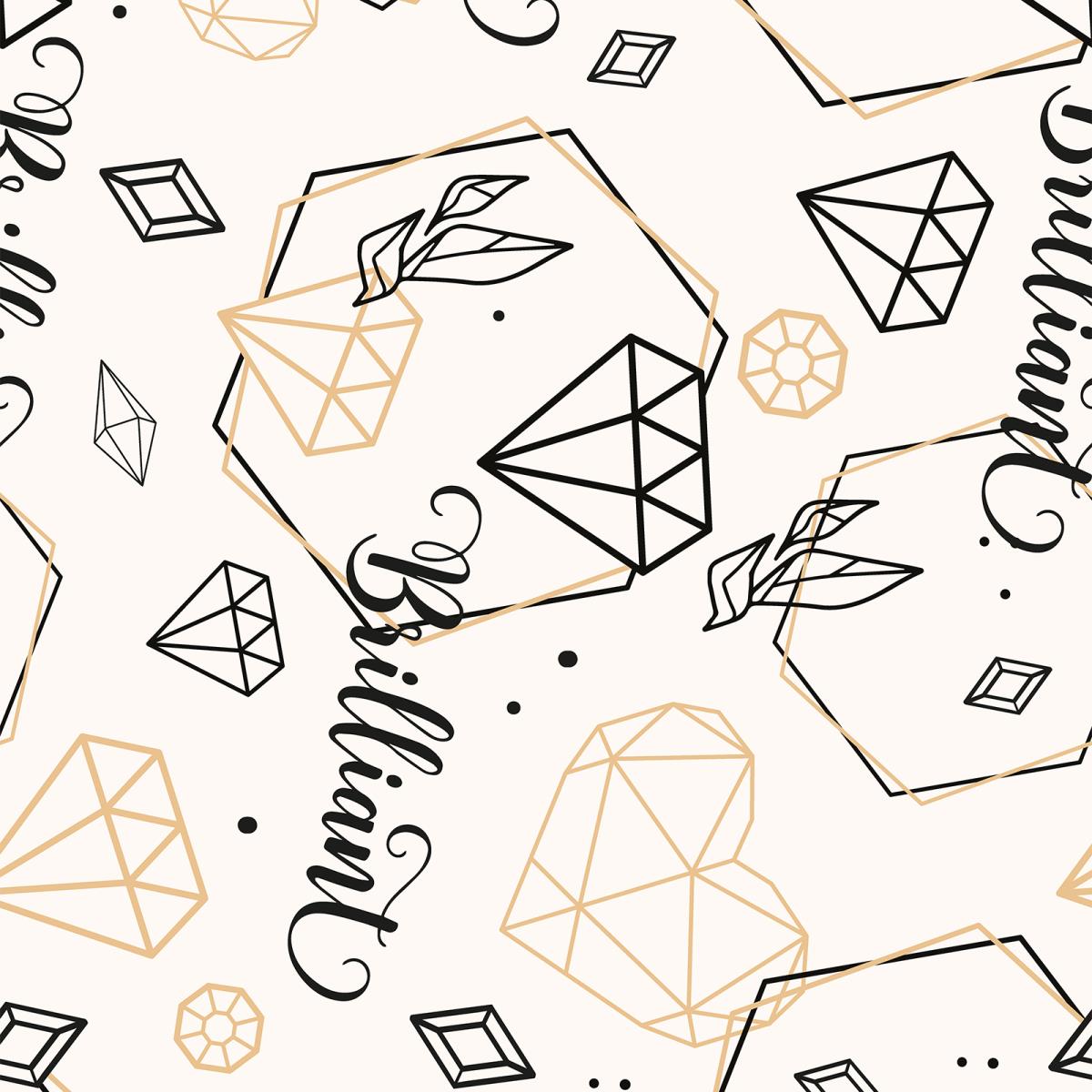 Бязь Комфорт 150 см наб рис.64007-1 Даймонд - 0