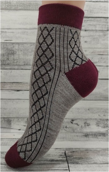 Носки жен. зима арт.LW75 р.25-27 (черный) - 0