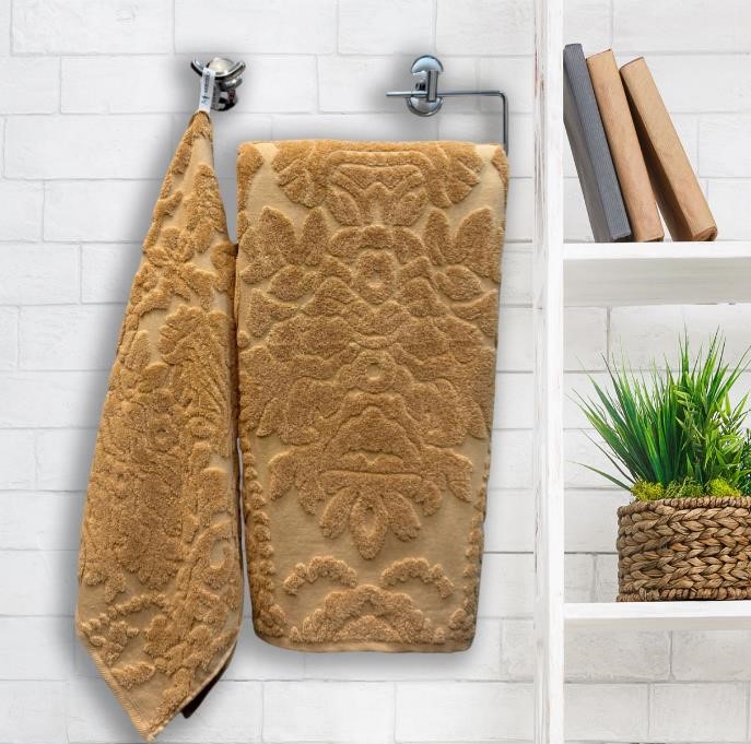 Полотенце махровое Damask Бежевый - 0
