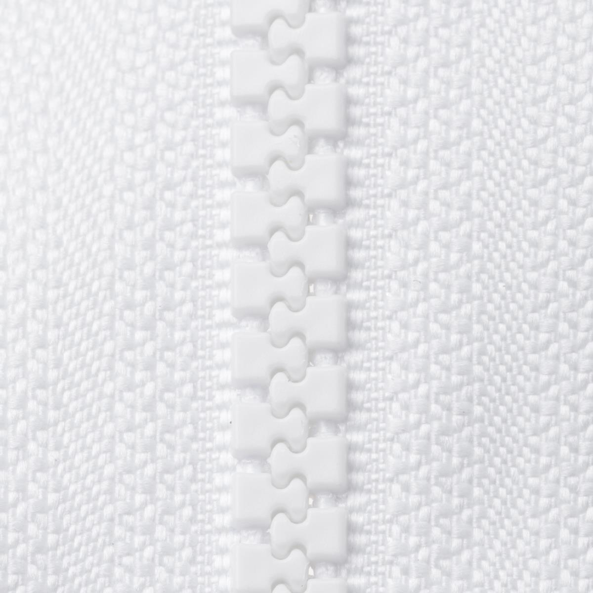 Молния тракт разъемная Т5, Т6 1з ц101 белая - 2