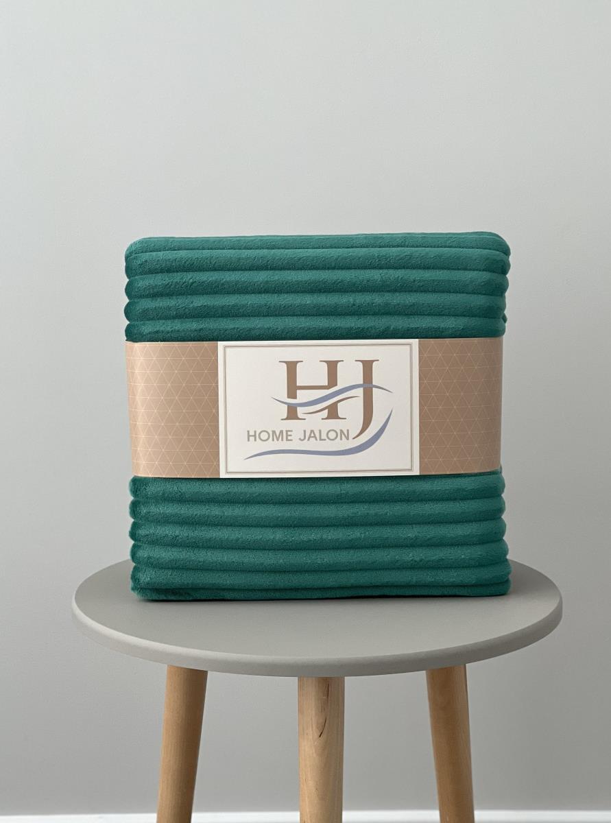 Плед велсофт ST-302 Волна Home Jalon зеленый - 0