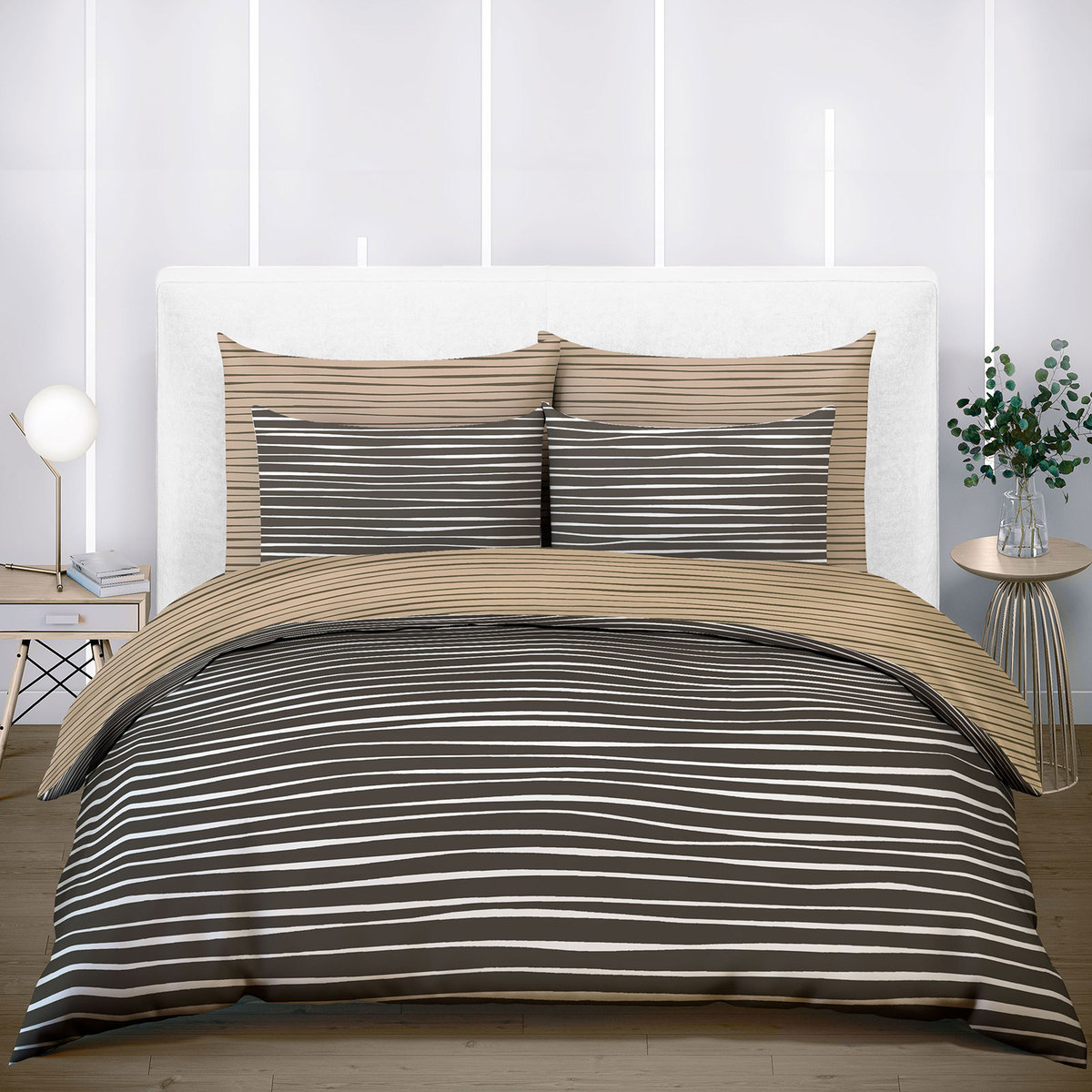 КПБ бязь Fine Line рис.50223-2/50223-1 Руанда н/у - 0