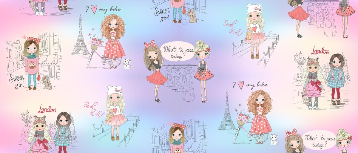 Бязь Комфорт наб 150 см рис.13060-1 - 1