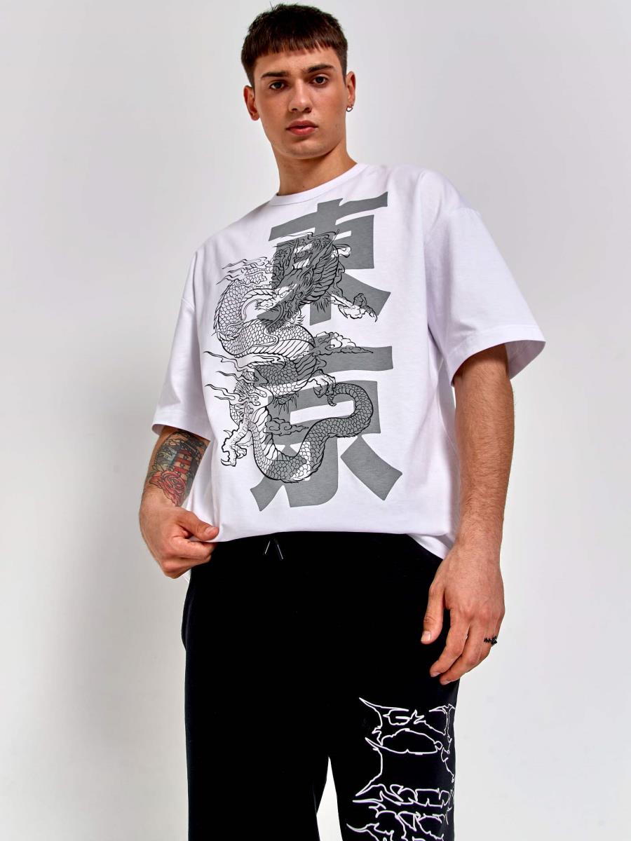 Футболка д/мал СRAZY GETUP SS23BJ909 DARKSIDE белый - 0