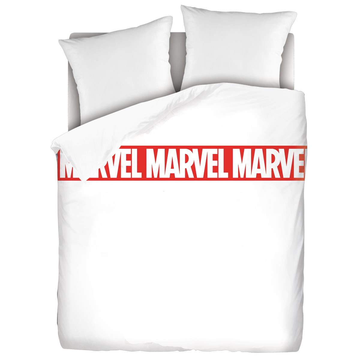 КПБ поплин Мстители рис.16177-2 White Marvel - 1