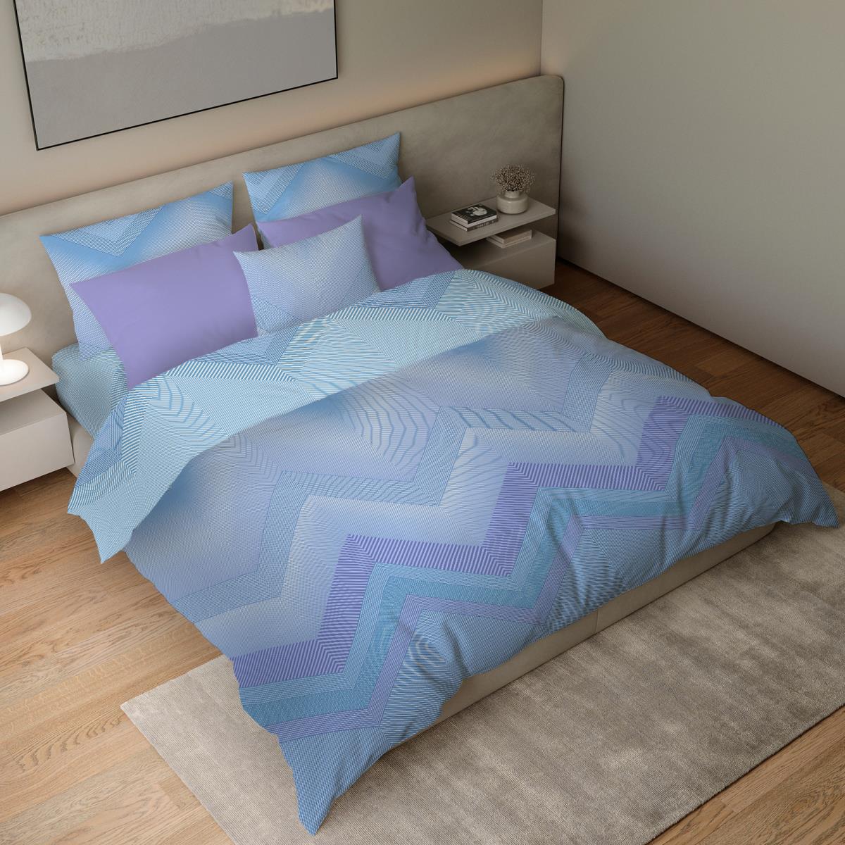 Перкаль 220 см наб рис.7280-1 Сияние - 0