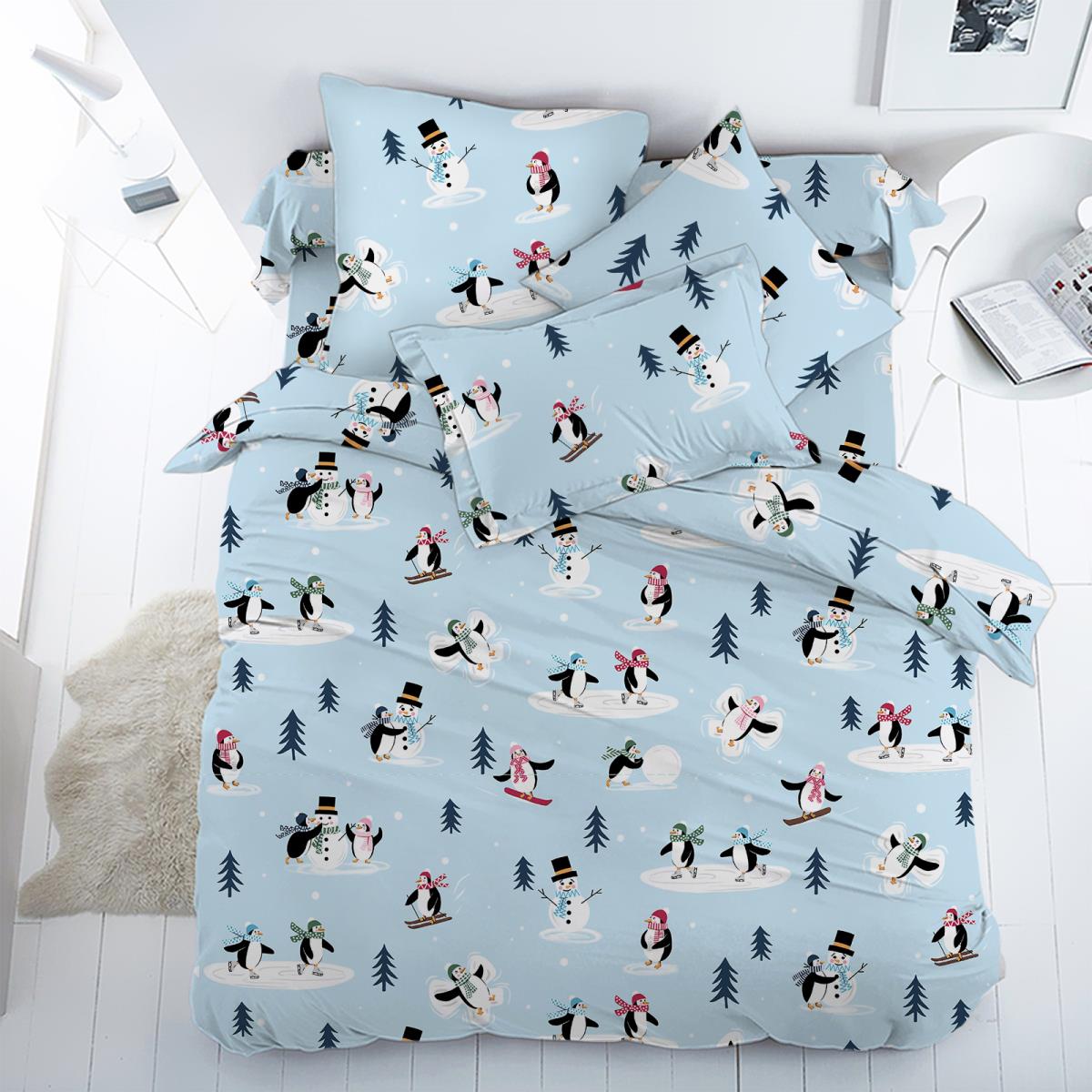 Перкаль 150 см наб рис.13463-1 Пингвинята - 0