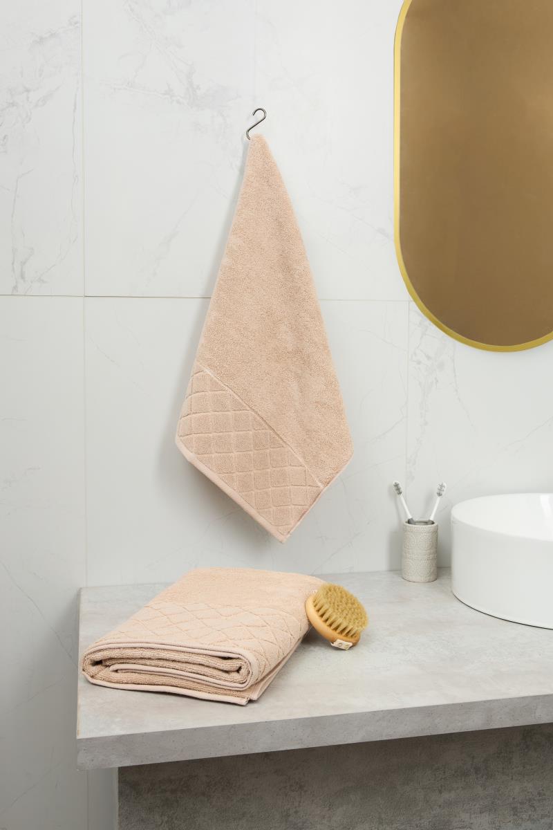 Полотенце махровое Fine Line Жемчужная коллекция, песочно-бежевый - 3