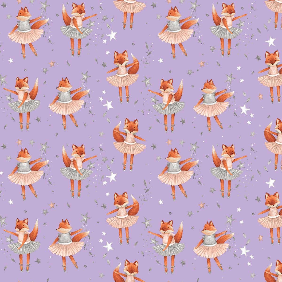 Перкаль 150 см наб рис.13462-1 Лисята - 1