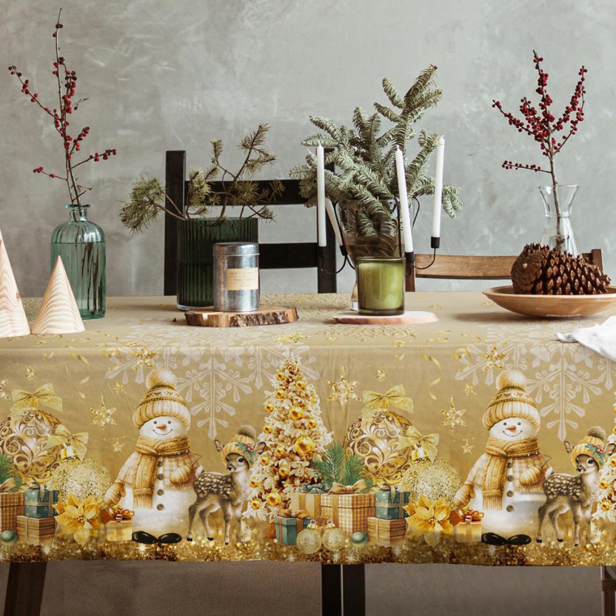 Скатерть рогожка Vse DOMA рис.60319-1 Сказочное Рождество - 0