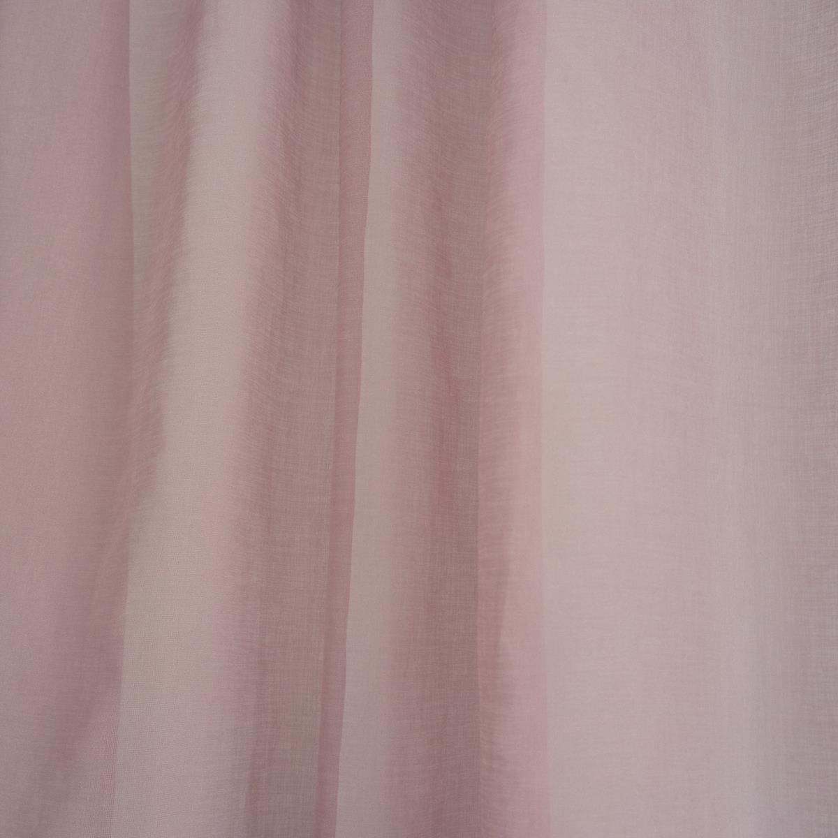 Штора тюль Fine Line Лен, пыльная роза - 0