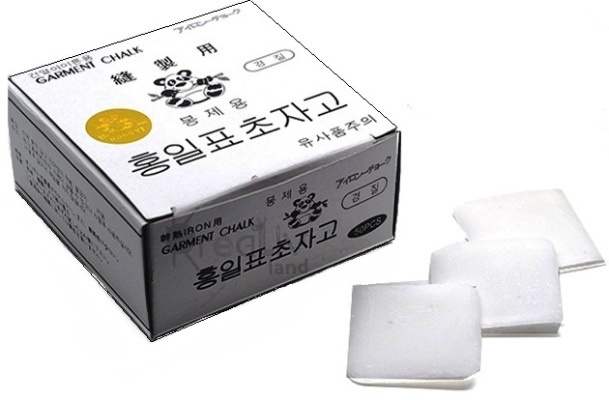 Мел портновский исчезающий белый (50шт) - 0