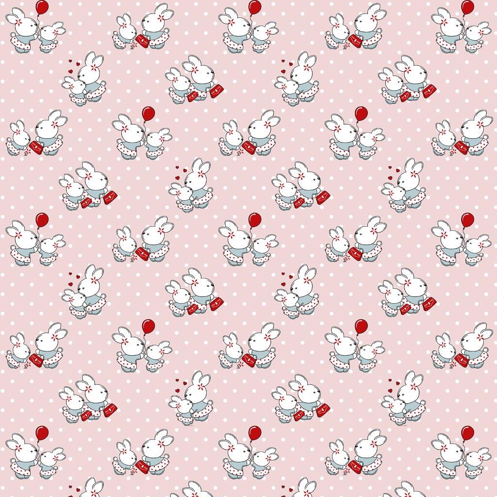 Перкаль 150 см наб рис.13401-1 Зайчики - 1