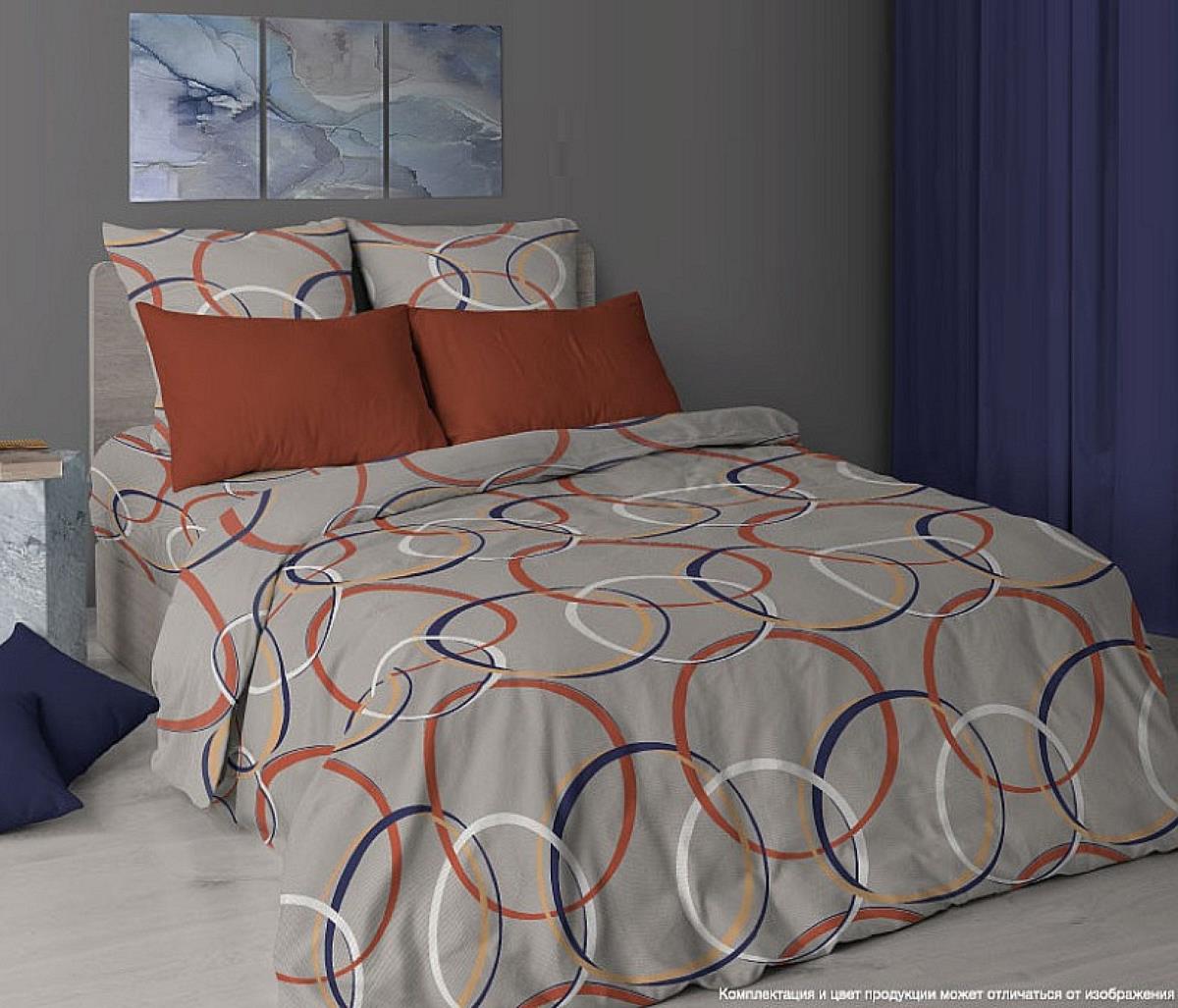 КПБ перкаль на резинке Орабелла - 0