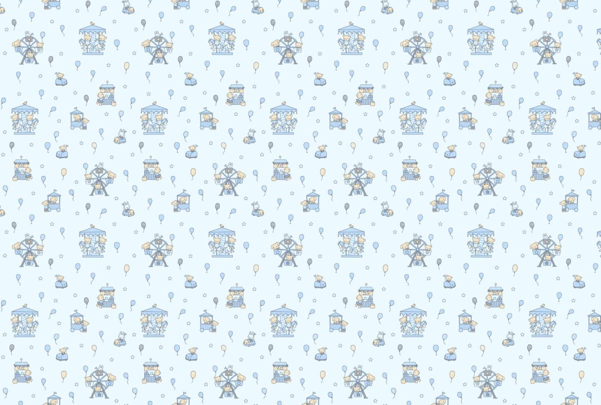 Фланель 90 см наб рис.29144-5 Карусель - 0