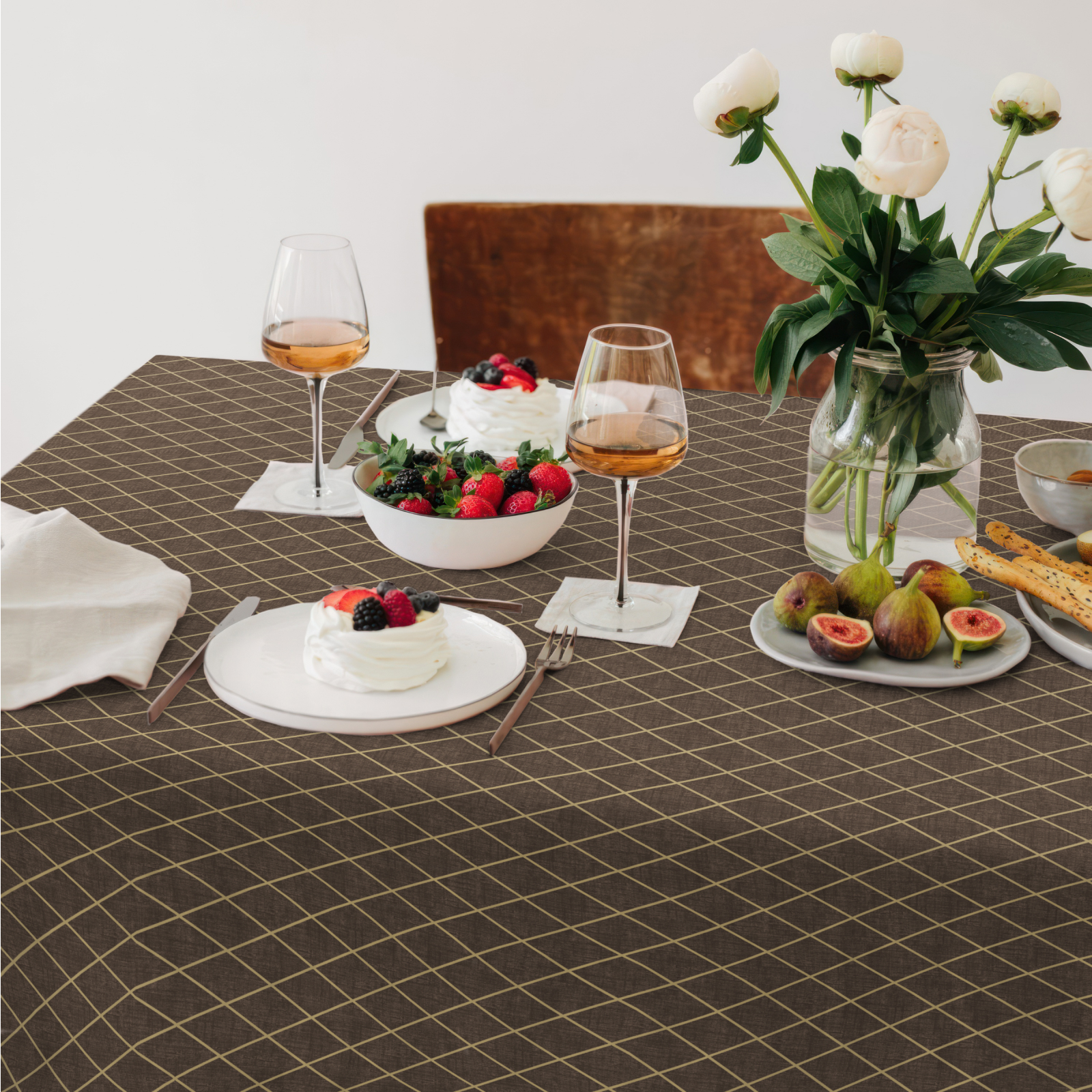 Скатерть рогожка Vse DOMA рис.60369-1 Риони - 0