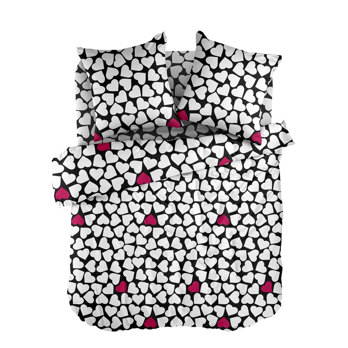 КПБ перкаль WENGE Young рис.60127-1 Our hearts - 0