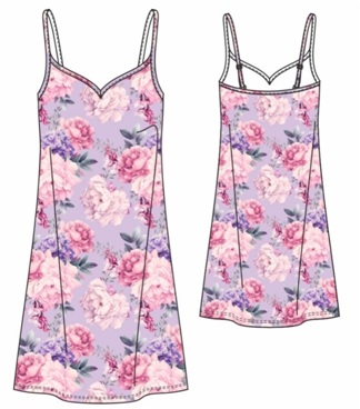 Сорочка жен. Флора ВЗЗ арт.0735 - 0