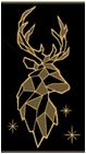 Полотенце махровое цв. Королевский олень/Royal deer - 0