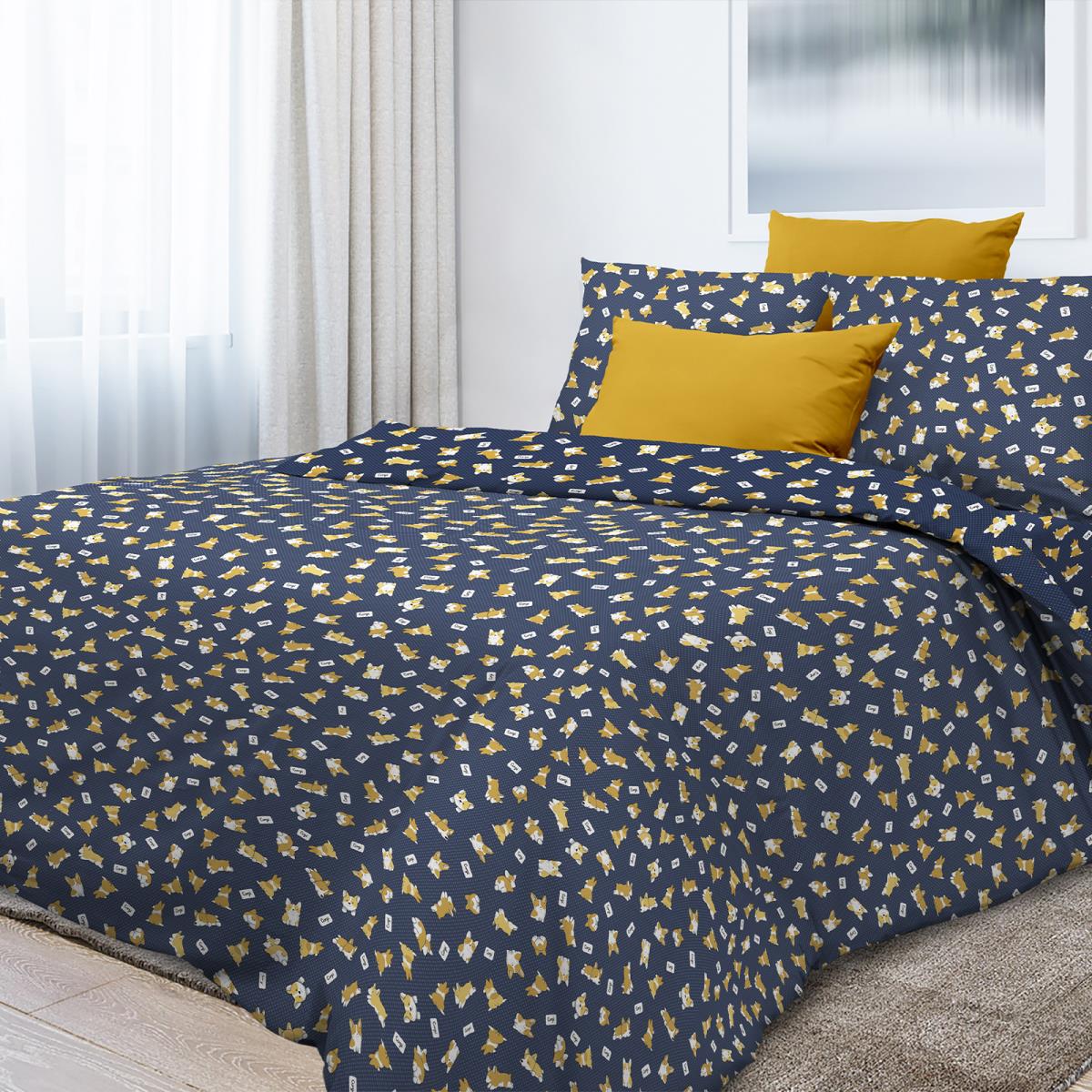 Бязь Комфорт 220 см наб рис.6973-1 Корги - 0