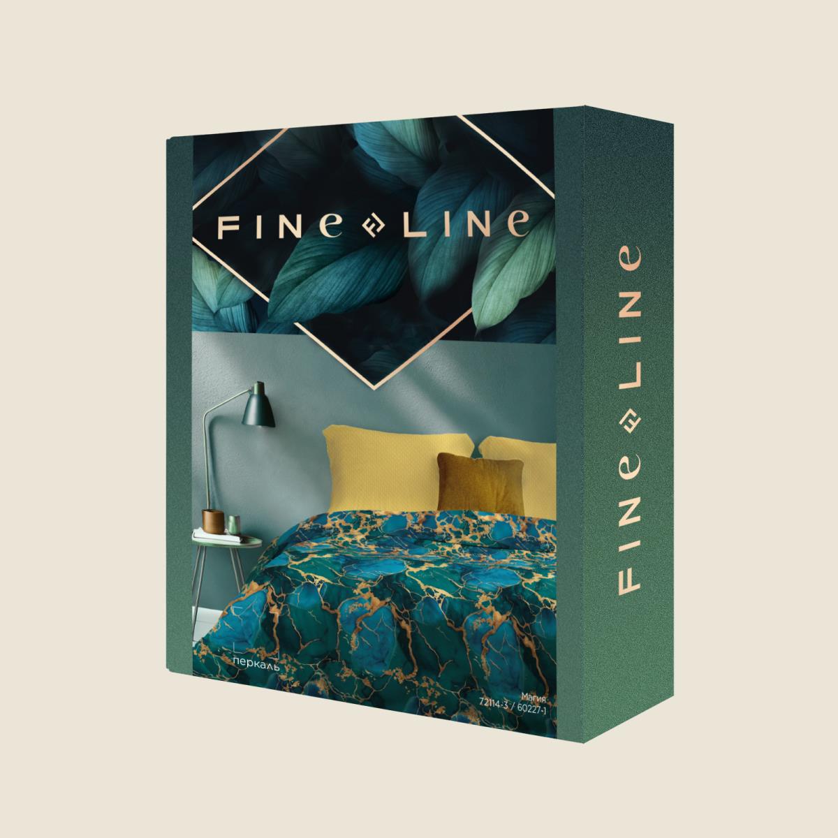 КПБ перкаль Fine Line рис.72114-3/60227-1 Магия new - 3
