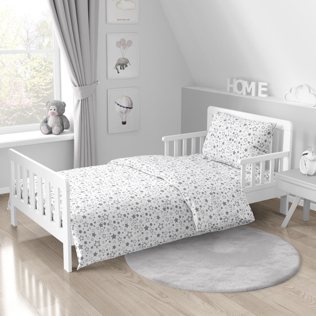 Перкаль 150 см наб рис.64016-1 Серое ассорти на белом - 2