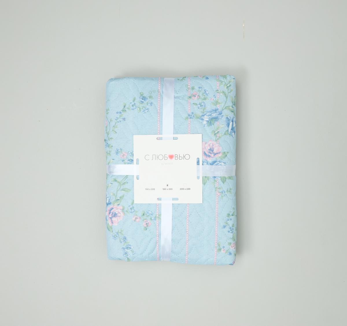 Покрывало однотонное Комфорт Цветочки - 3