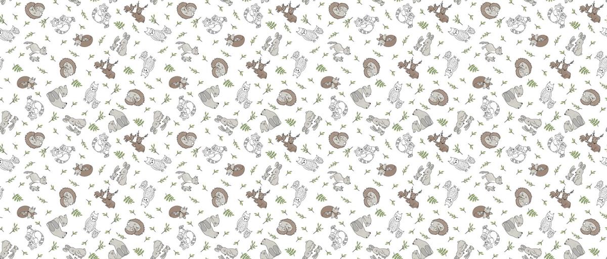 Муслин 150 см наб рис.29169-1 Зверушки - 0